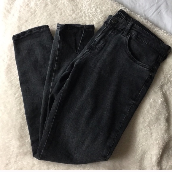 Zara Twilight black Premium jeans w side vents hem - Picture 5 of 7